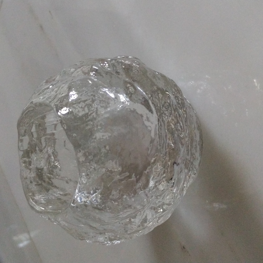 Kosta Boda Snowball tea light candle